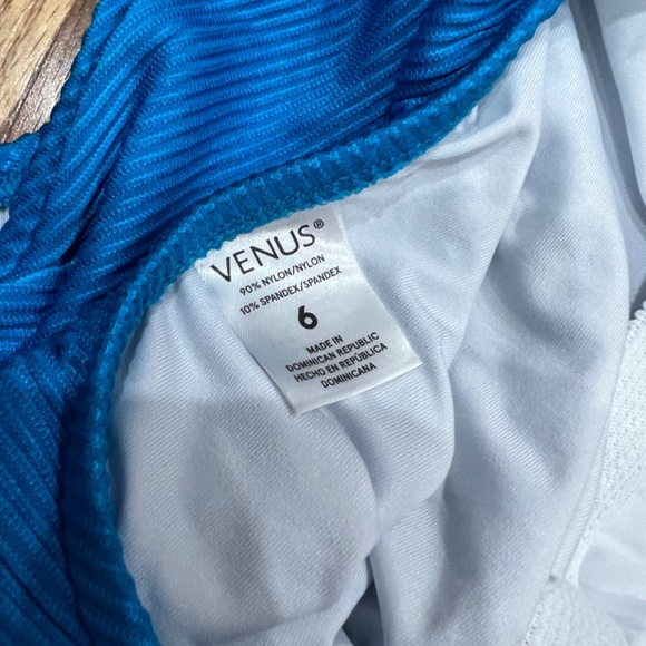 Venus Blue Shine Rib One Piece Swimsuit - Picture 2 of 2